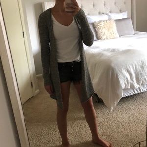 Grey Express Long Cardigan XS